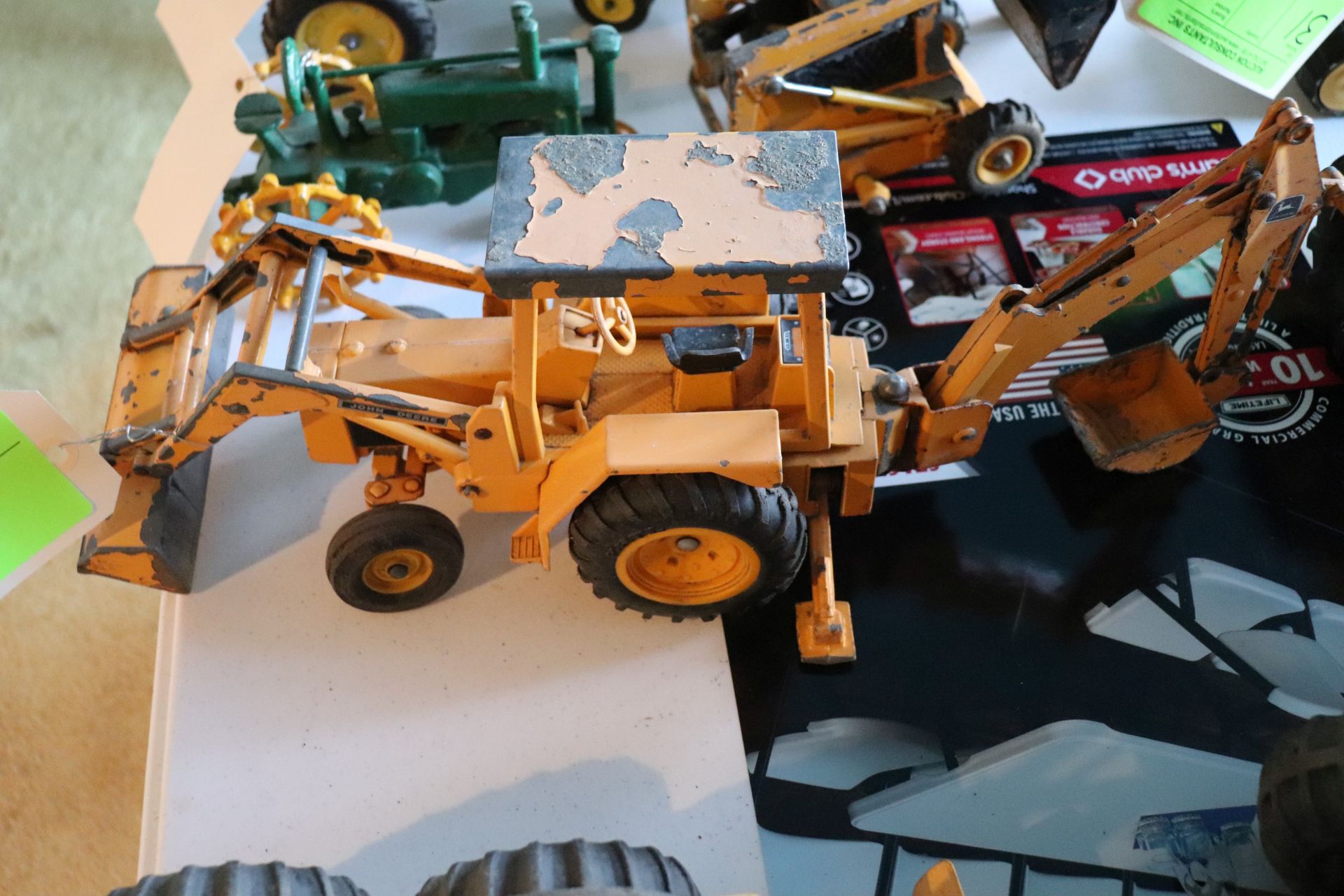 John Deere toy tractor