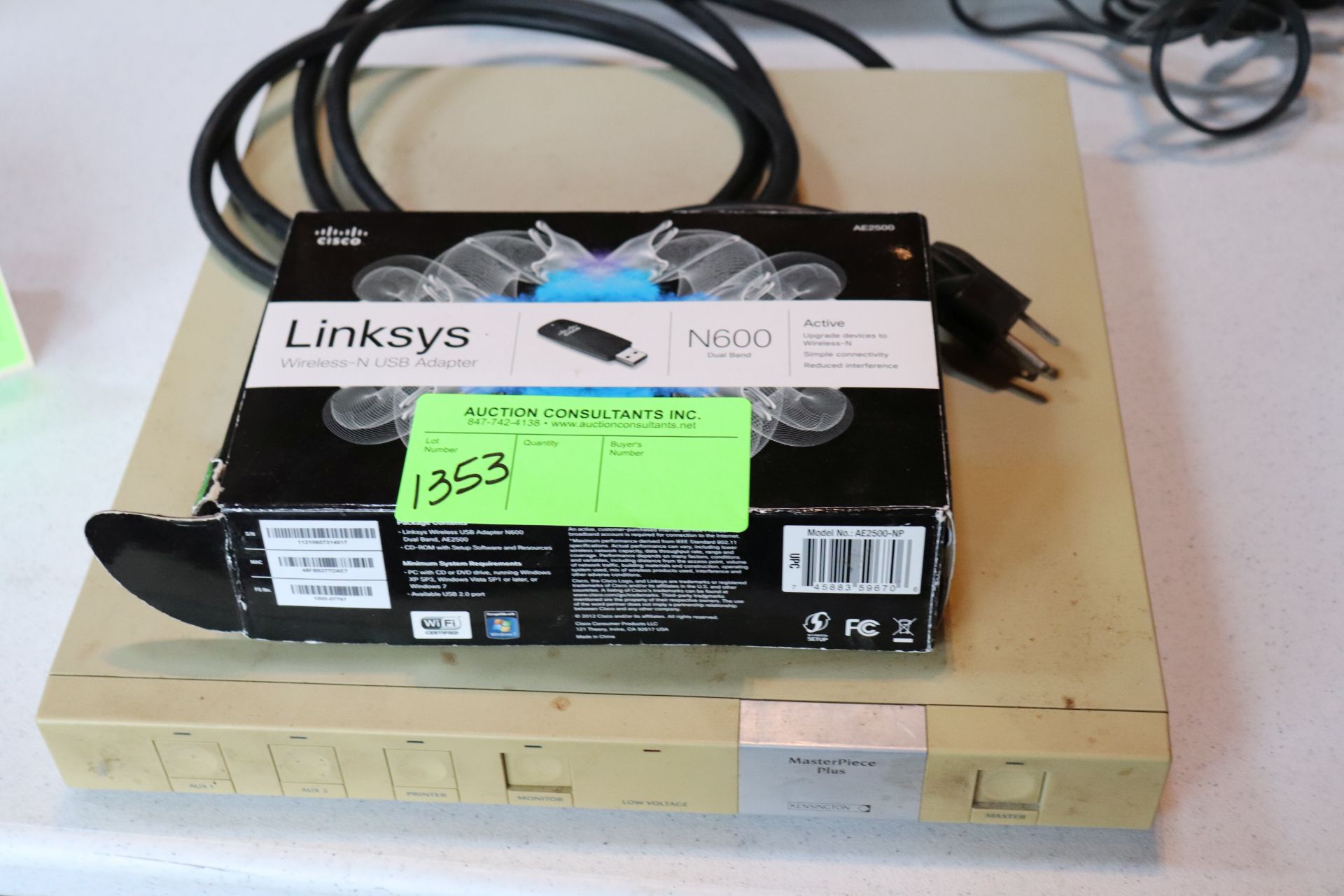 Lynx wireless USB adapter and Masterpiece Plus Plug control system