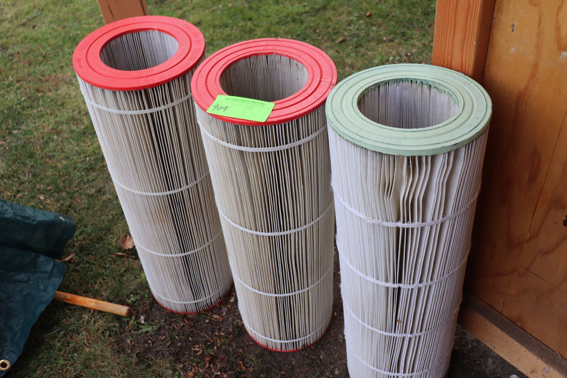 Three pool filters