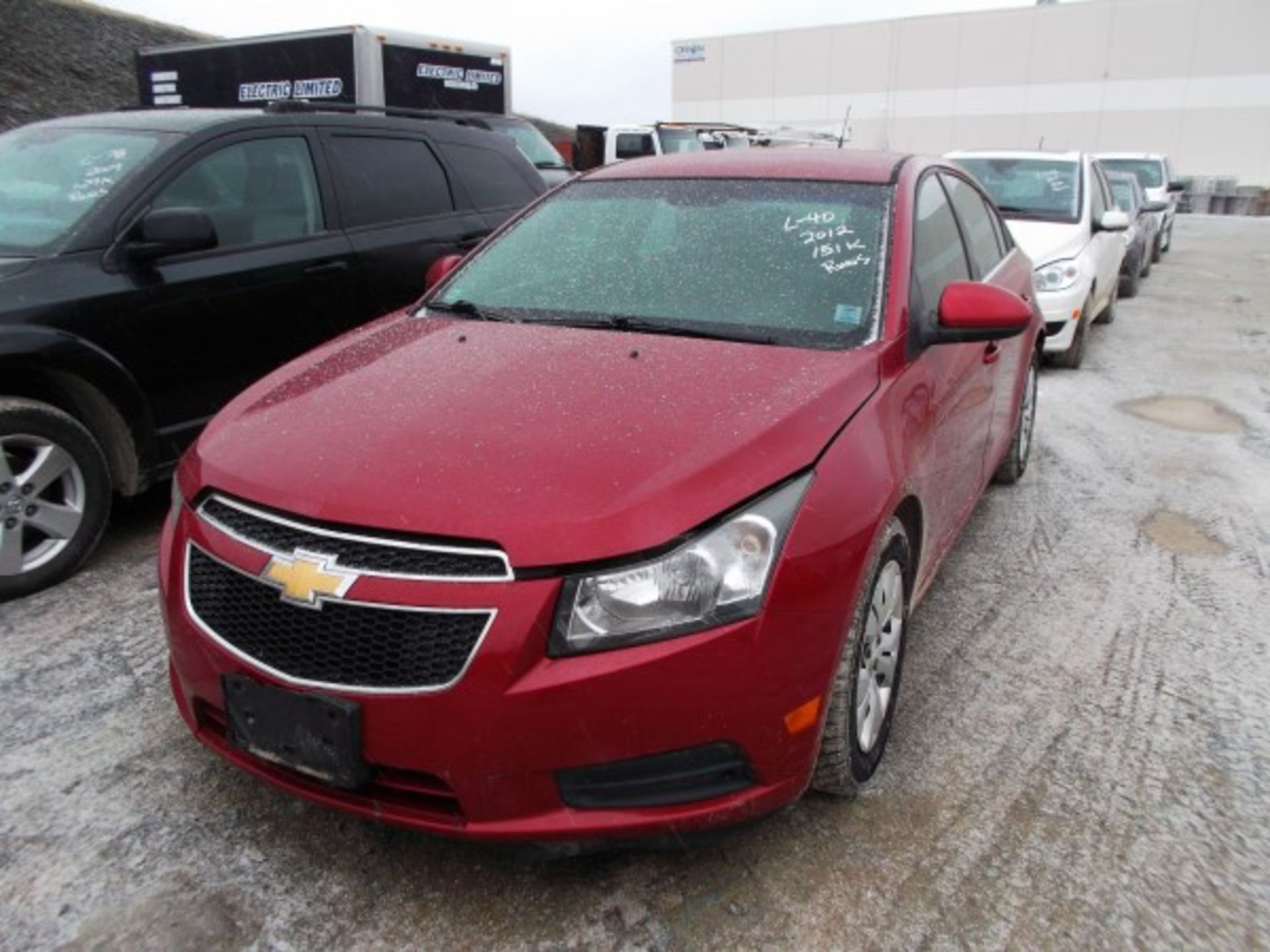 2012 CHEV CRUZE LT - GOOD MVI RUNS, 151,700 KMS, RED, AUTOMATIC, A/C, PWR STEERING, PWR BRAKES,