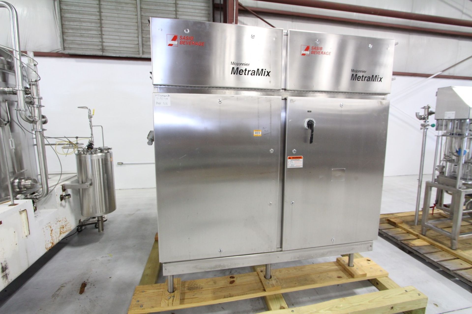 Mojonnier 72MM Carbo CoolerStainless Steel Frame, Includes Waukesha Model 30 PD Pump, Model MM - Image 2 of 12