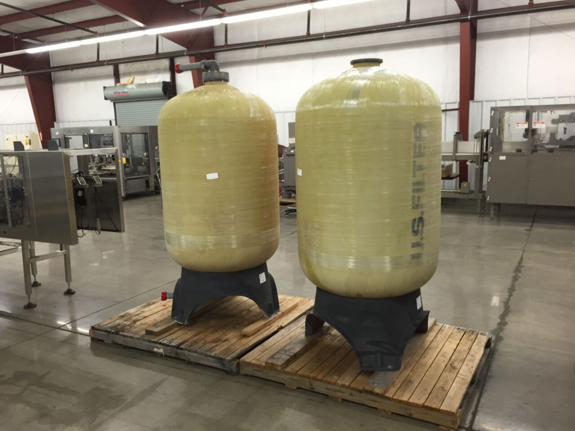 US Filter Media Filter Tanks3ft Diamter x 7ft HighAsset Number 1342Manufacturer US FilterModel Media - Image 2 of 2