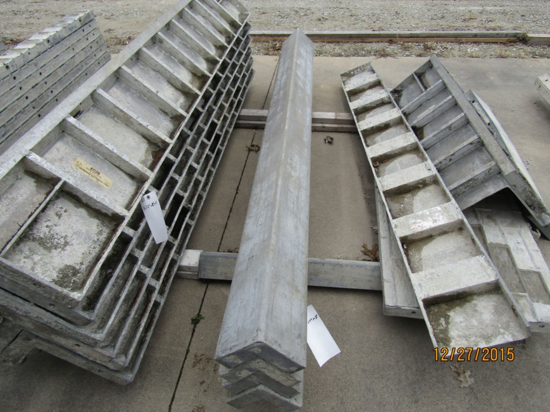 (4) 4"x4"x8' Nominal ISC Wall-Ties Concrete Forms, Smooth 8" Hole Pattern, Located in Mt.