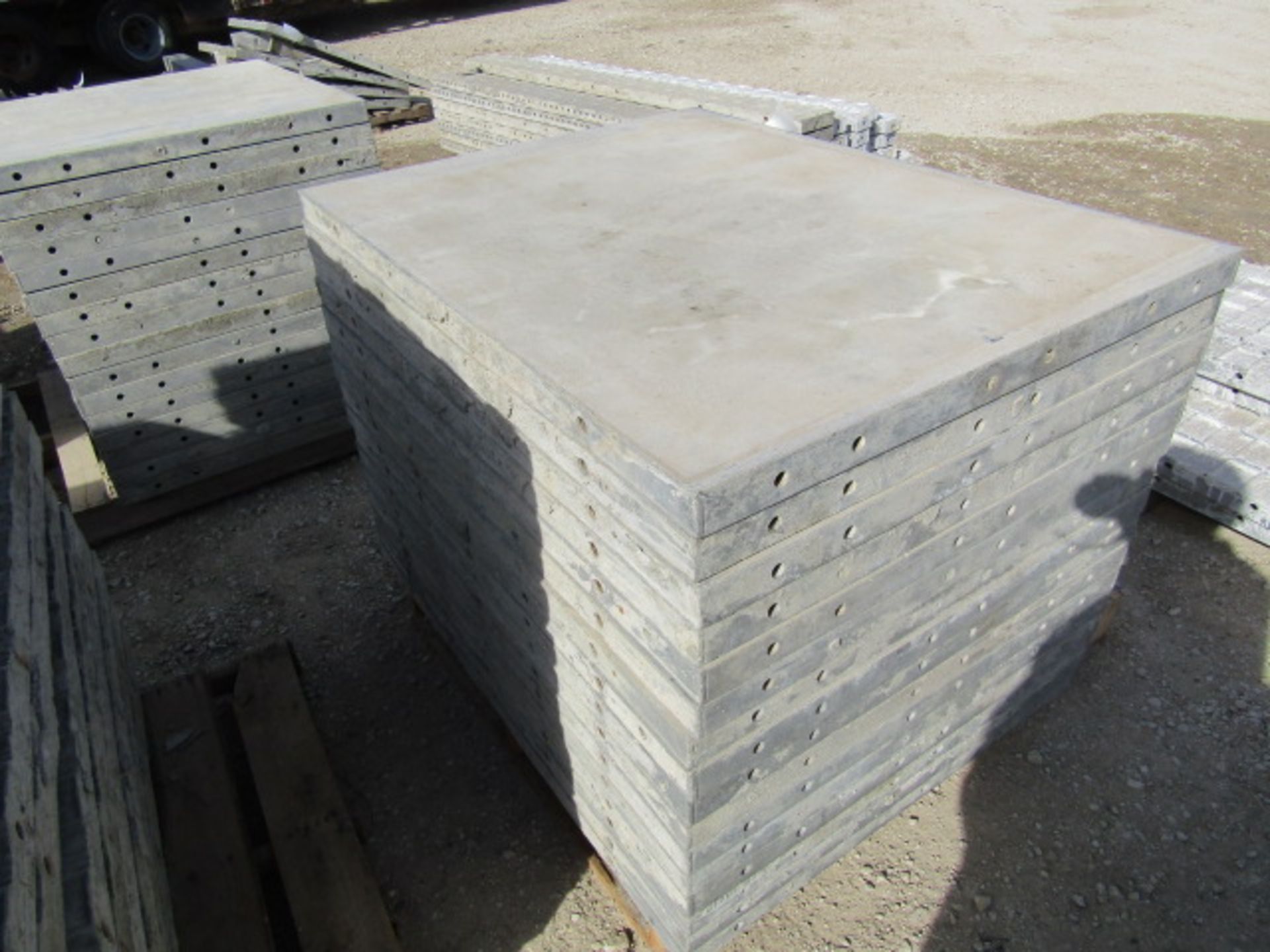 (16) 36" x 4' Precise Concrete Forms, Smooth 8" Hole Pattern, Located in Winterset, IA - Image 2 of 2