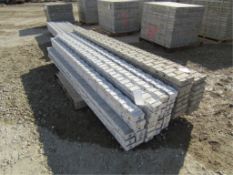 (30) 4" x 9' NEW Precise Concrete Forms, Textured Brick 8" Hole Pattern, Located in Winterset, IA