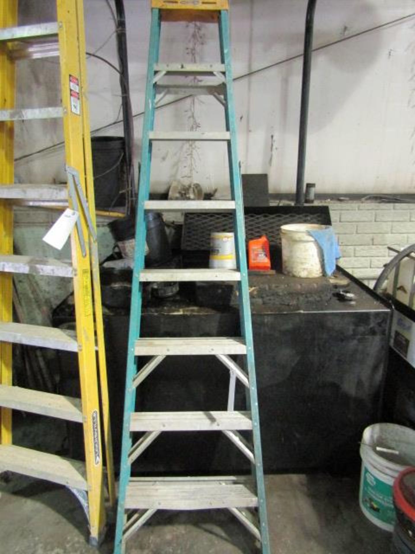 (1) Blue Step Ladder, Located in Winterset, IA