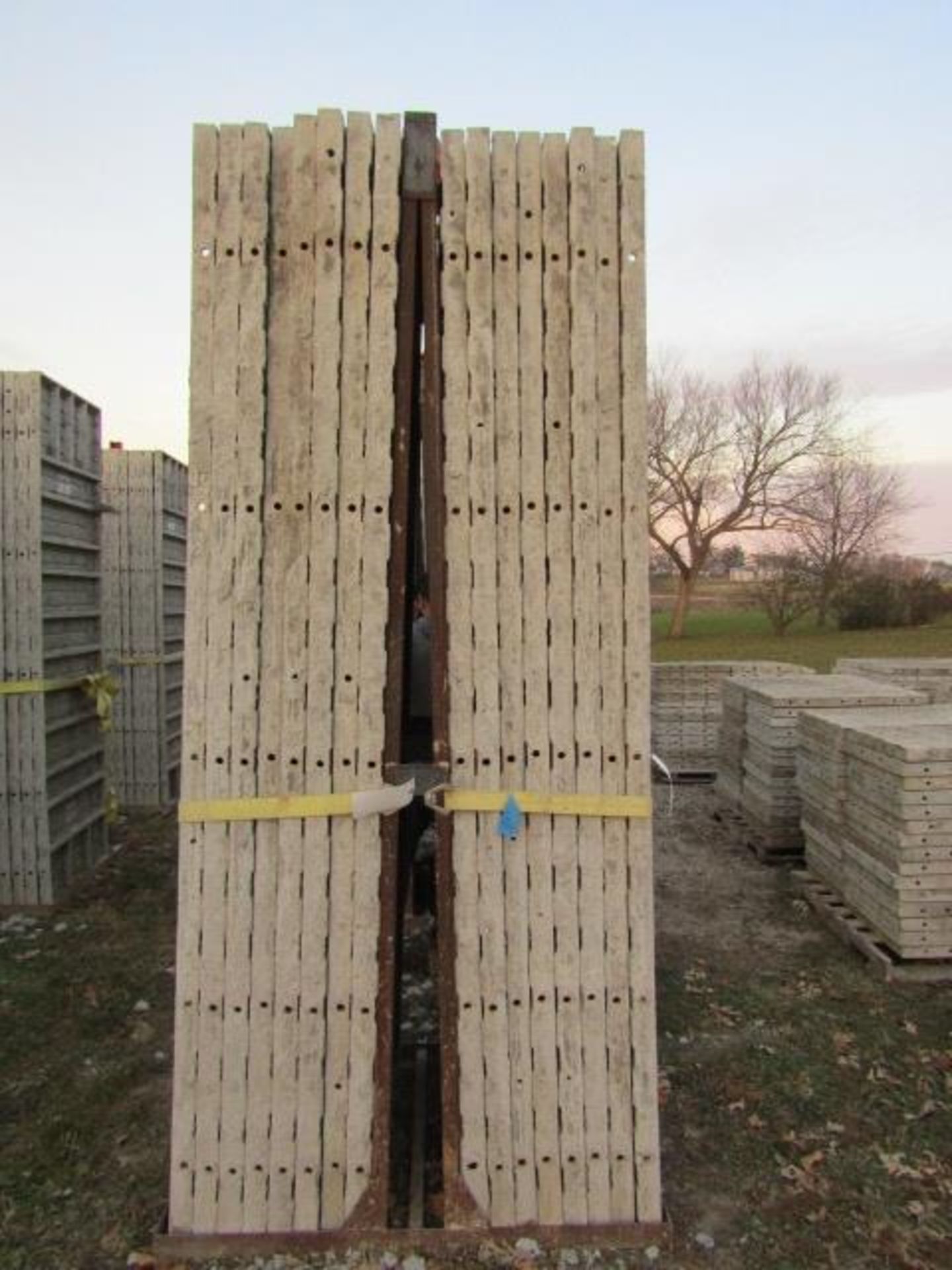 (16) 36" x 9' Precise Concrete Forms, Textured Brick 8" Hole Pattern, Located in Winterset, IA - Image 3 of 3