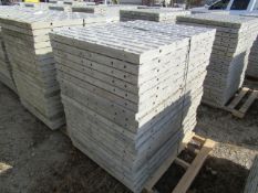 (20) 36" x 4' Precise Concrete Forms, Textured Brick 8" Hole Pattern, Located in Winterset, IA