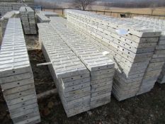 (10) 12" x 9' Precise Concrete Forms, Textured Brick 8" Hole Pattern, Located in Winterset, IA