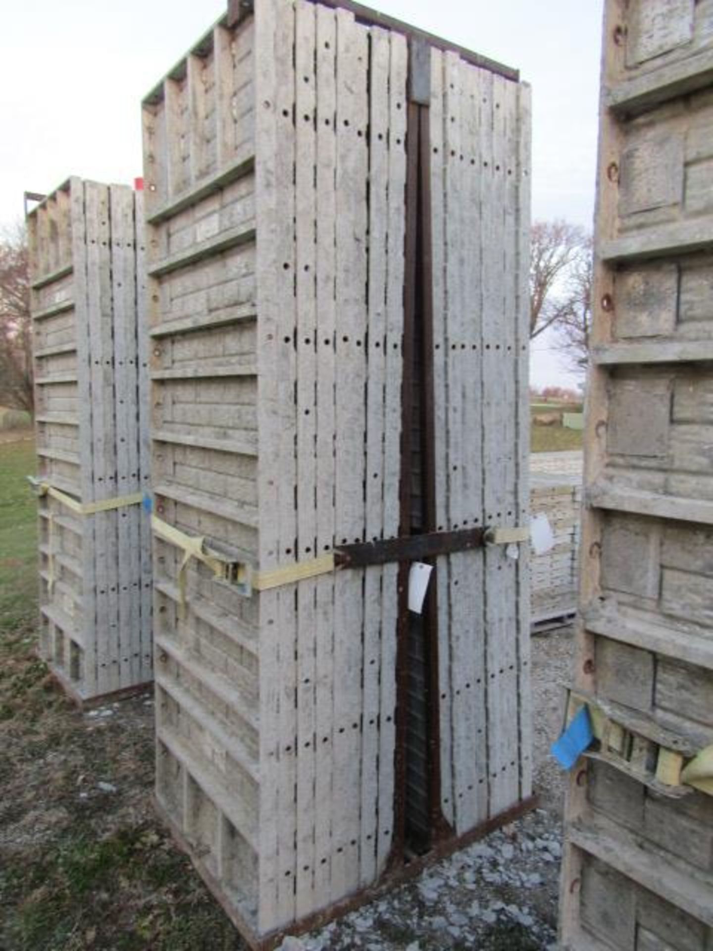 (16) 36" x 9' Precise Concrete Forms, Textured Brick 8" Hole Pattern, Located in Winterset, IA - Image 3 of 3