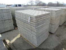 (20) 36" x 4' Precise Concrete Forms, Textured Brick 8" Hole Pattern, Located in Winterset, IA