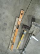 (2) Levels, (2) Shovels & (2) Sledgehammer, Located in Winterset, IA