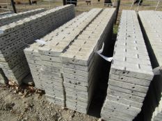 (12) 10" x 8' Precise Concrete Forms, Textured Brick 8" Hole Pattern, Located in Winterset, IA