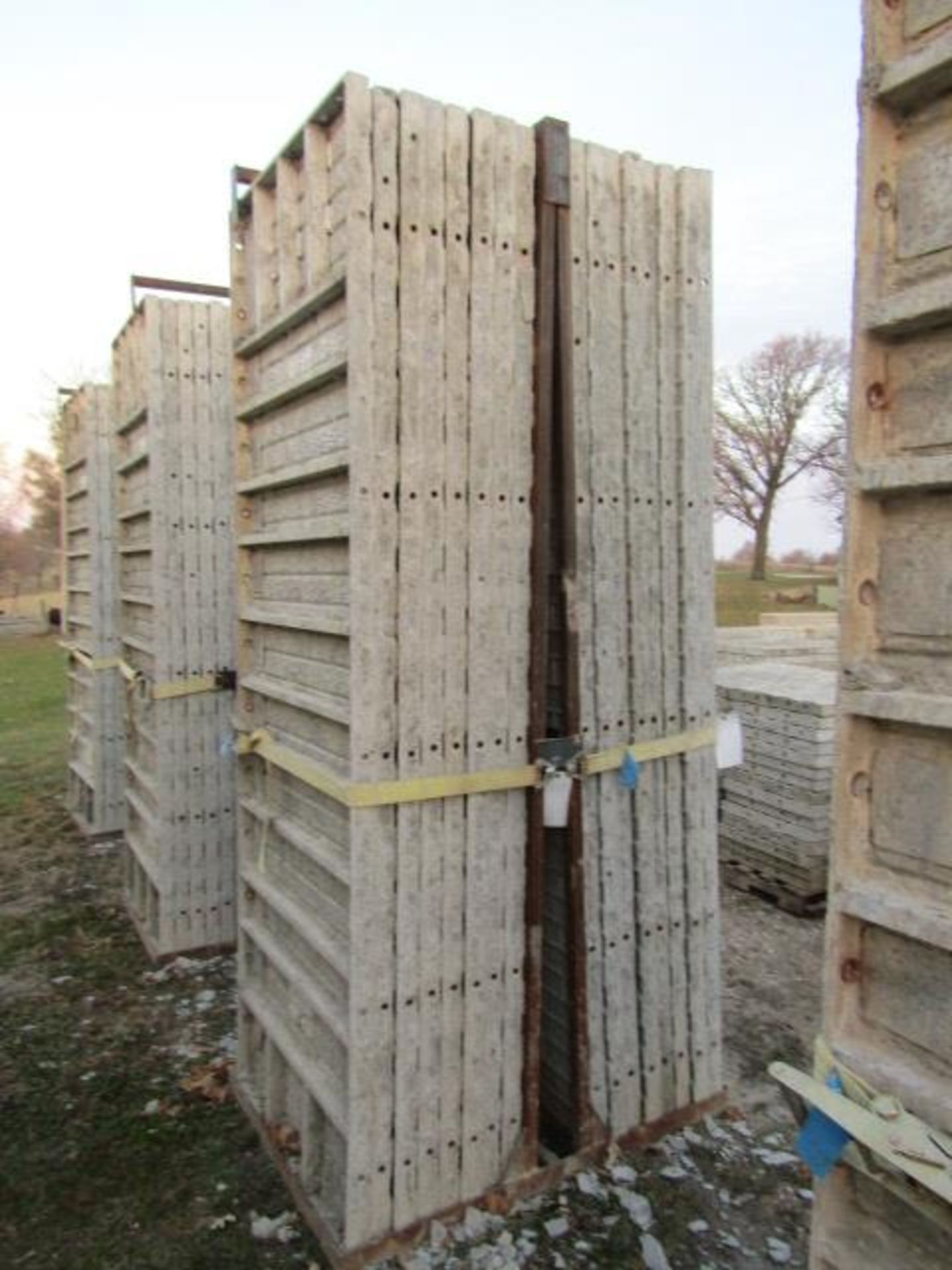 (16) 36" x 9' Precise Concrete Forms, Textured Brick 8" Hole Pattern, Located in Winterset, IA - Image 4 of 4