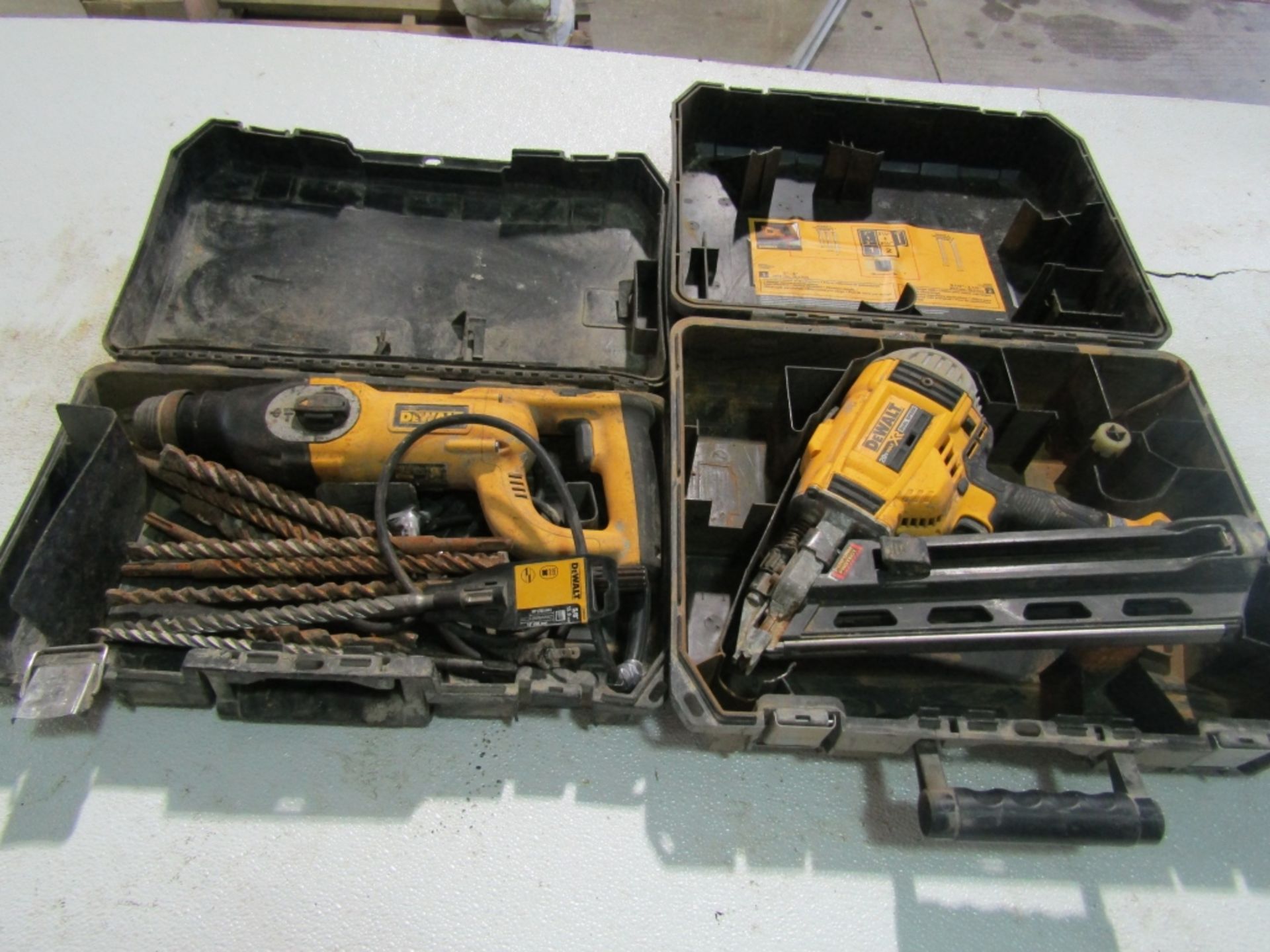 (1) DeWalt Drill & (1) DeWalt Nail Gun, Located in Winterset, IA