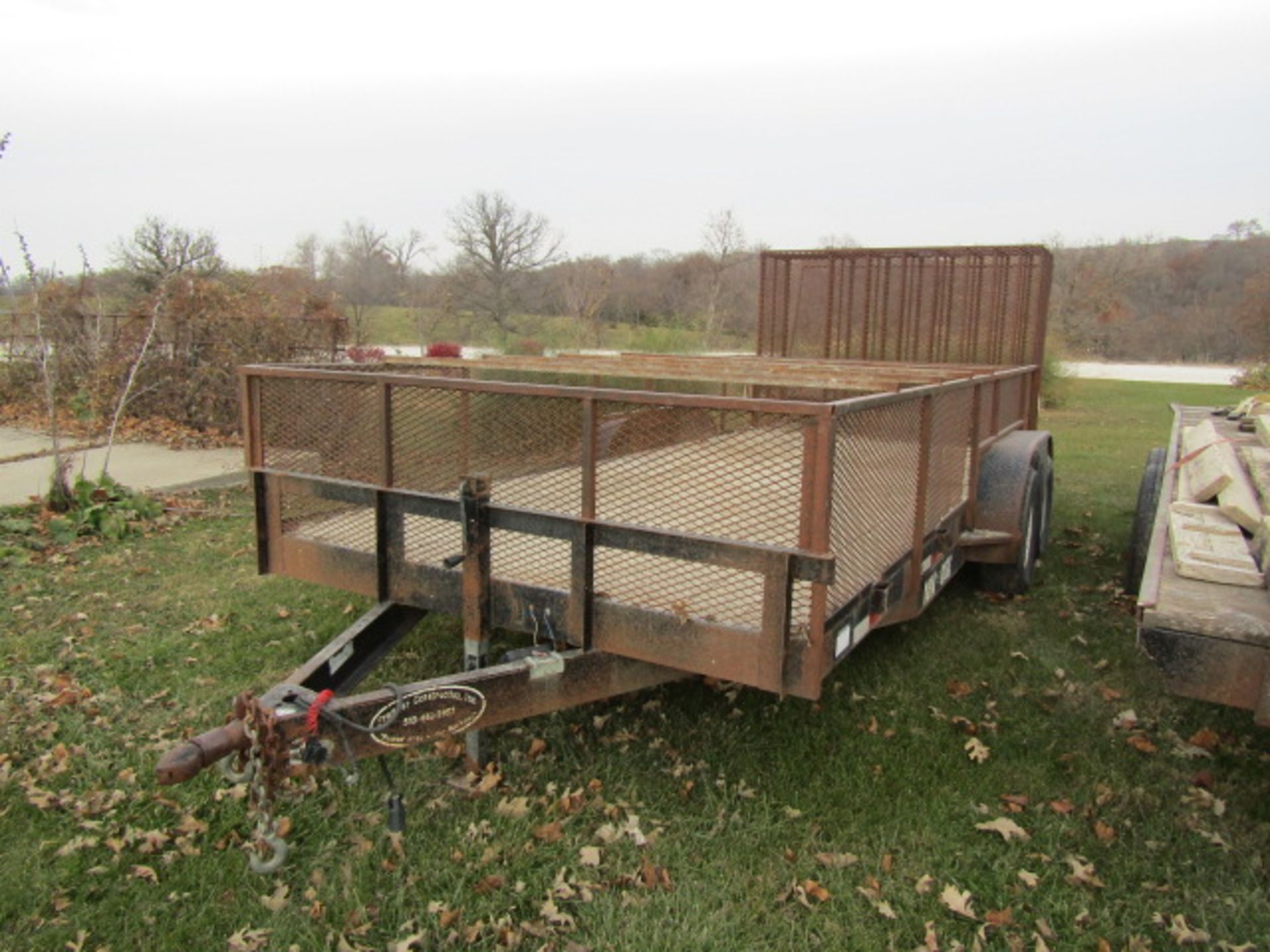 2006 Road Boss Tandem Axle Trailer, Wood Deck, Located in Winterset, IA