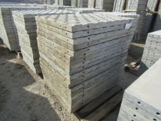 (20) 36" x 4' Precise Concrete Forms, Textured Brick 8" Hole Pattern, Located in Winterset, IA