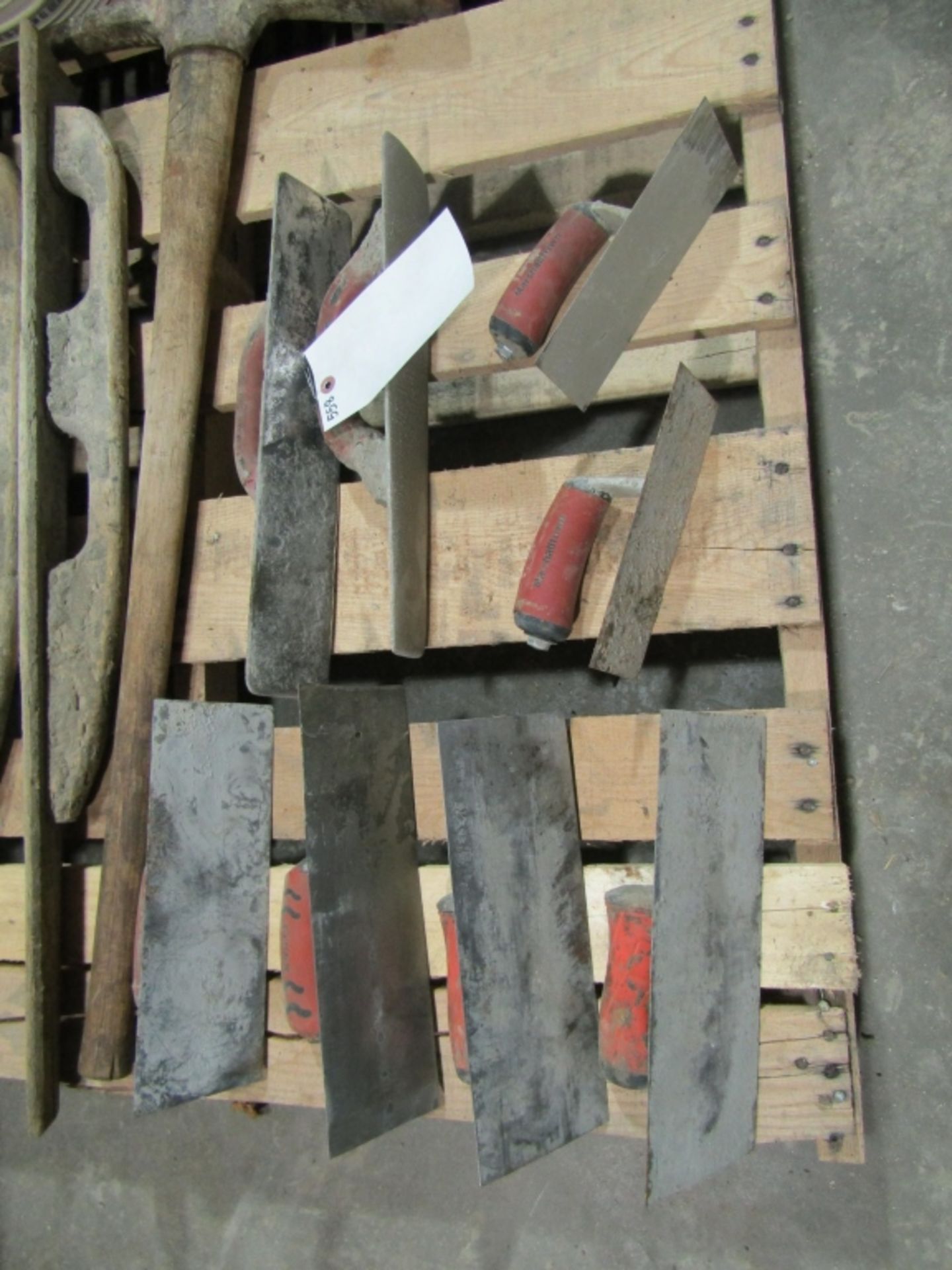 Pallet of Miscellaneous Hand Trowels, Axe, Saws, & Edging, Located in Winterset, IA - Image 6 of 7