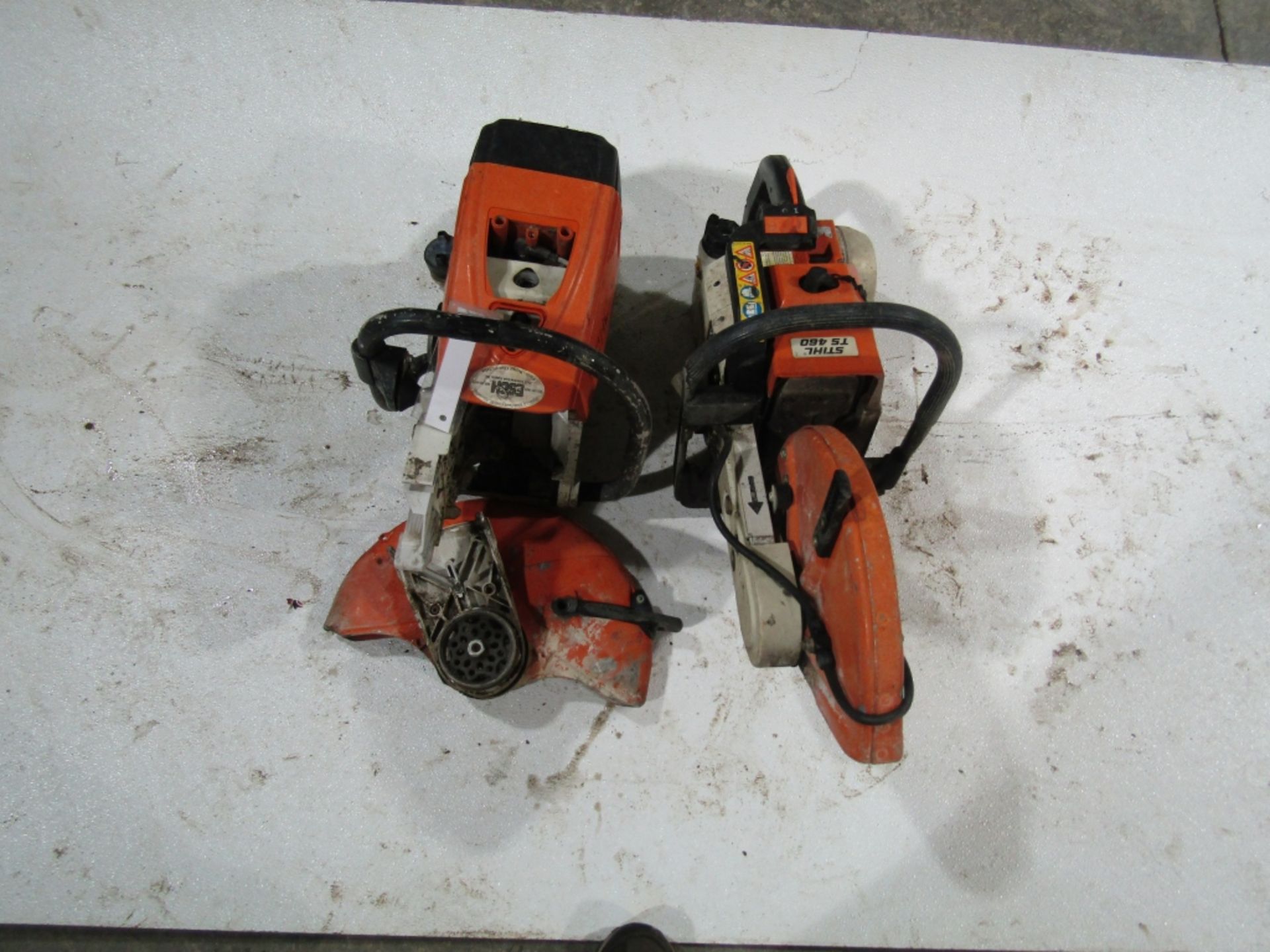 Parts only to 2 Stihl Concrete Saws, Located in Winterset, IA