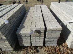 (10) 12" x 8' Precise Concrete Forms, Textured Brick 8" Hole Pattern, Located in Winterset, IA