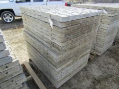 (20) 36" x 4' Precise Concrete Forms, Textured Brick 8" Hole Pattern, Located in Winterset, IA