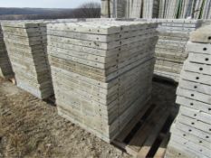 (20) 36" x 4' Precise Concrete Forms, Textured Brick 8" Hole Pattern, Located in Winterset, IA