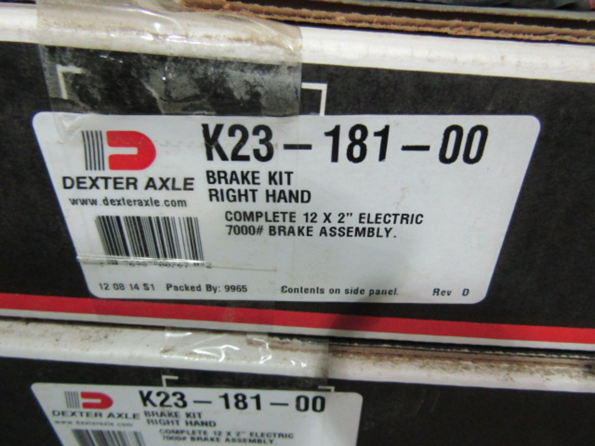 (11) New Dexter Axle Brake Kit, 7000# Brake Assembly K23-181-00, Located in Winterset, IA - Image 2 of 5