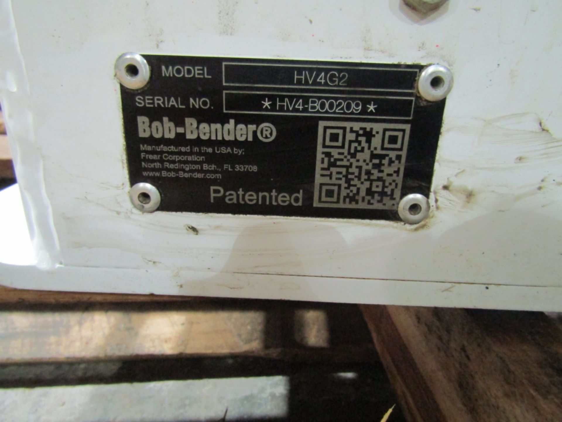 Pallet of Bob-Bender, Model HV4G2, Serial #HV4-B00209, Located in Winterset, IA - Image 3 of 7