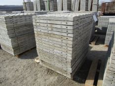 (20) 36" x 4' Precise Concrete Forms, Textured Brick 8" Hole Pattern, Located in Winterset, IA