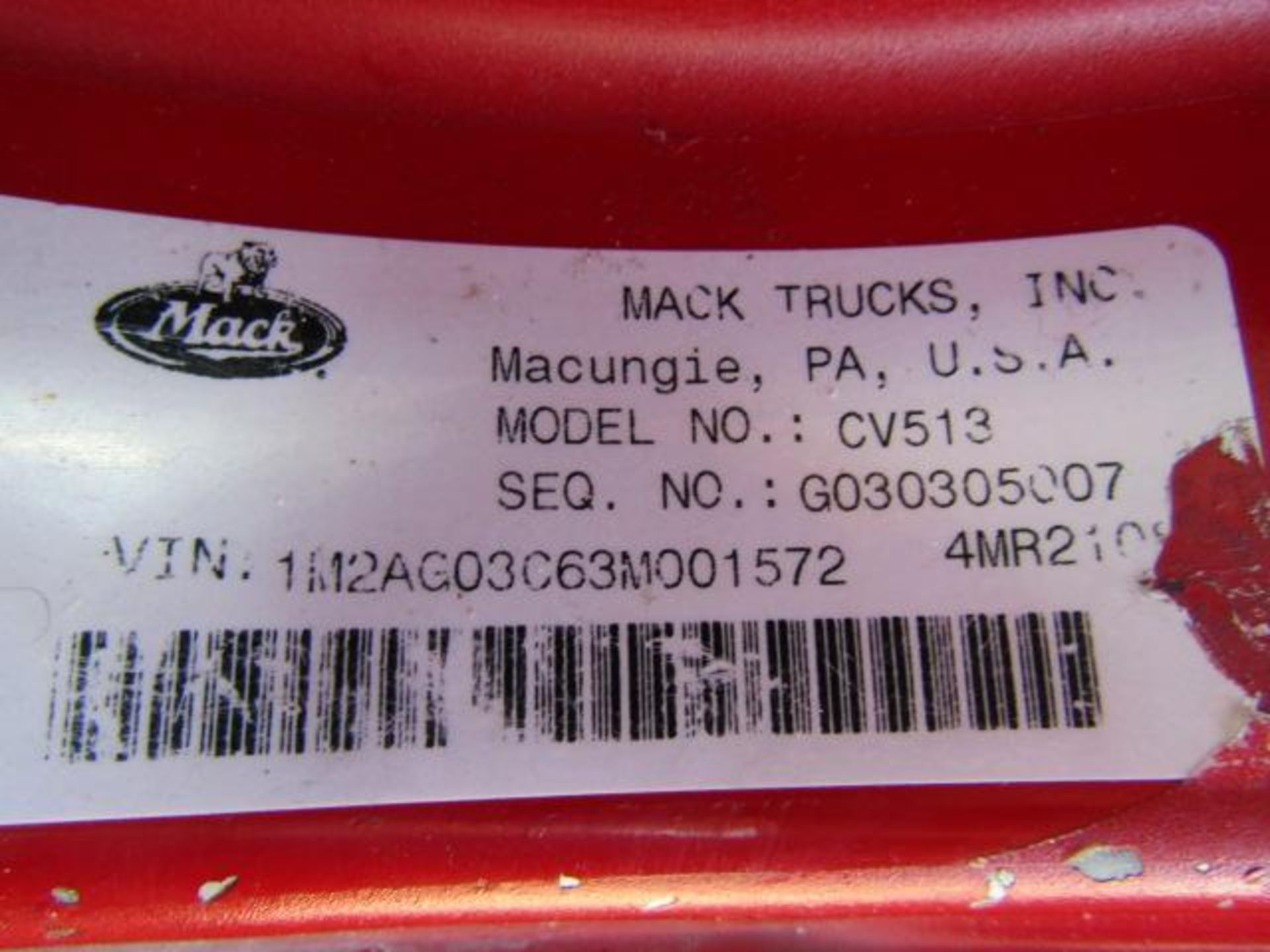 2003 Mack CV513 Concrete Mixer Truck - Image 6 of 37