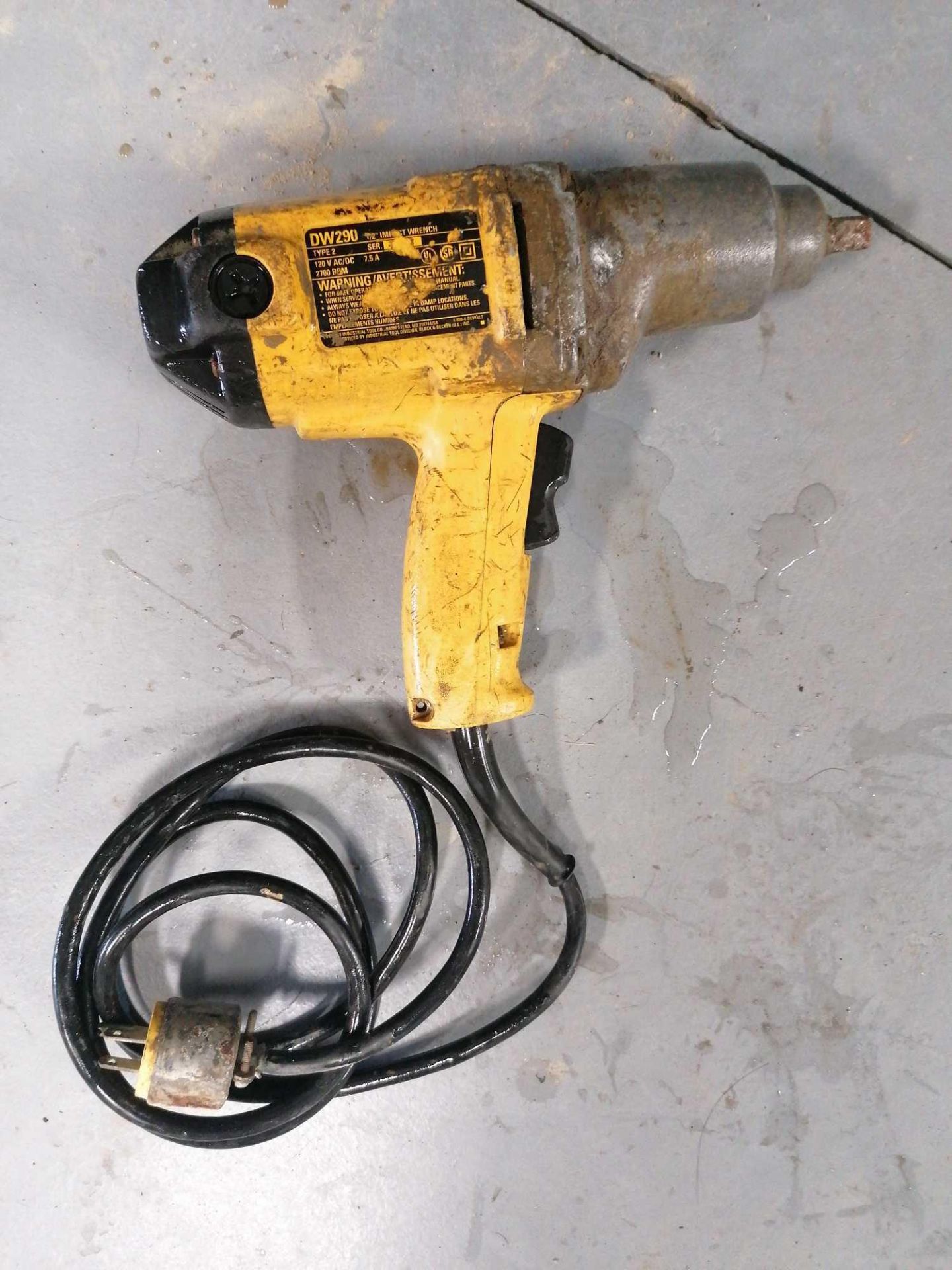 (2) Dewalt DW290 Corded Electric Impact Wrench - Image 3 of 3