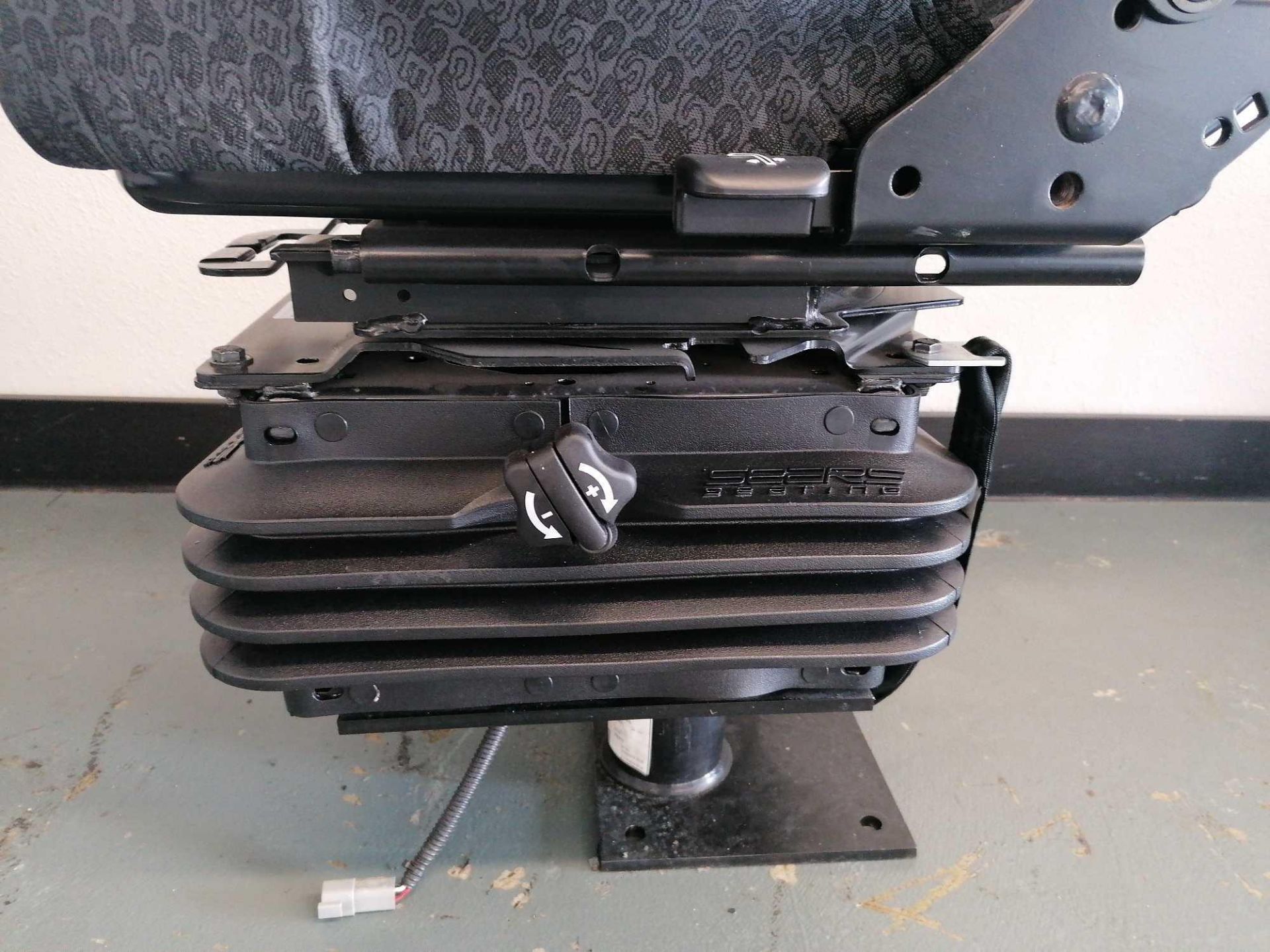 New Case Backhoe Air Ride Seat with Armrest - Image 6 of 8