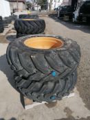 (2) Solideal 17.5L-24IND Tire &11 