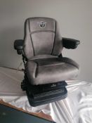 New Case Dozer Air Ride Seat with Armrest