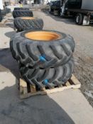 (2) Goodyear 17.5-24 Tire & 11 