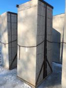 (16) 36" x 9' Symons Silver Aluminum Concrete Forms