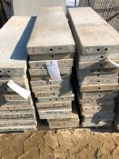 (16) 12" x 4' Symons Silver Aluminum Concrete Forms
