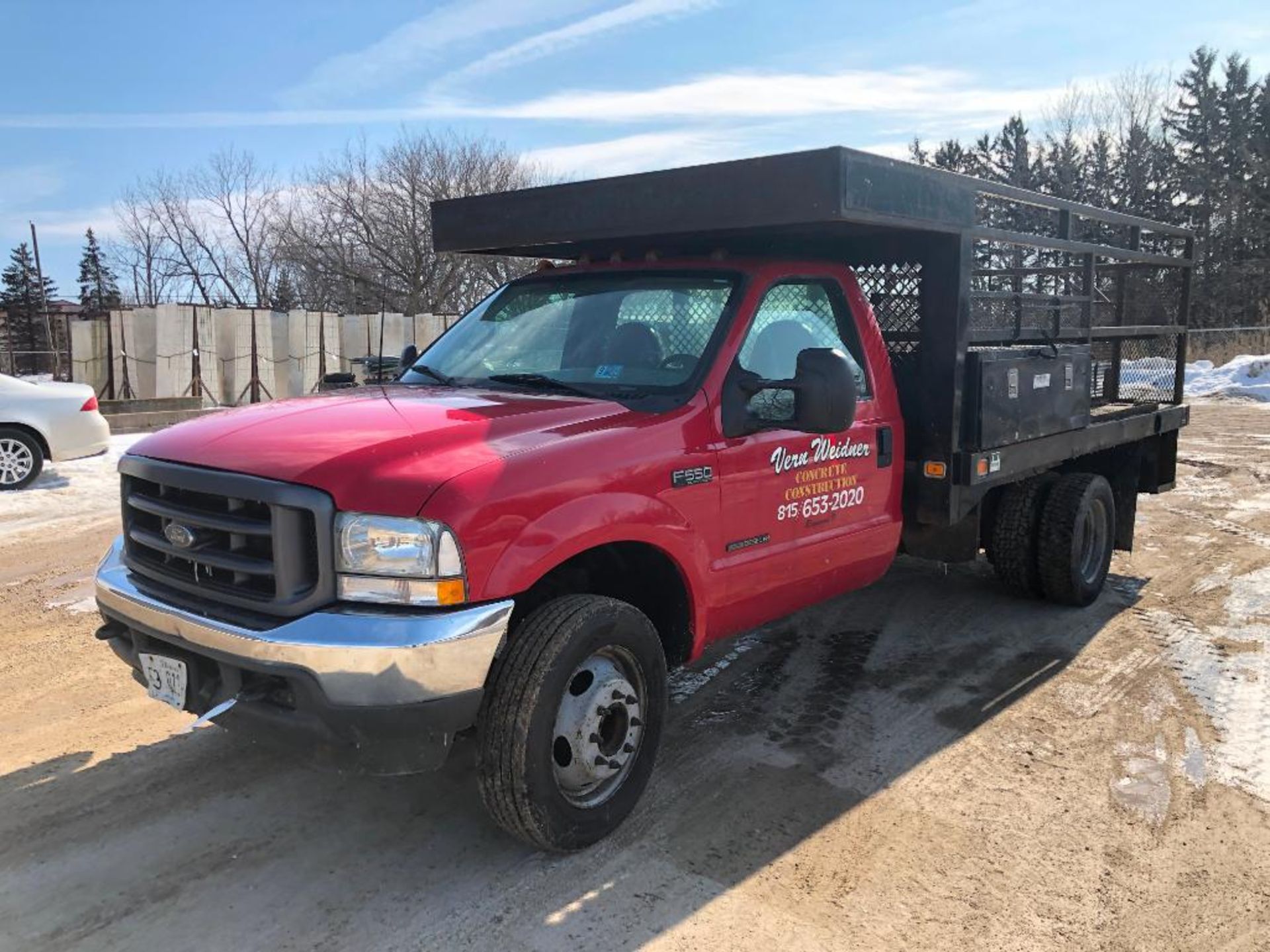 2002 Ford F550 XL Super Duty Utility Dually Truck