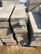 (16) 12" x 4' Symons Silver Aluminum Concrete Forms