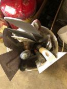 Bucket of trowels