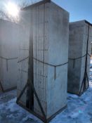 (16) 36" x 9' Symons Silver Aluminum Concrete Forms