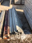 (22) 4" W's Symons Silver Aluminum Concrete Forms