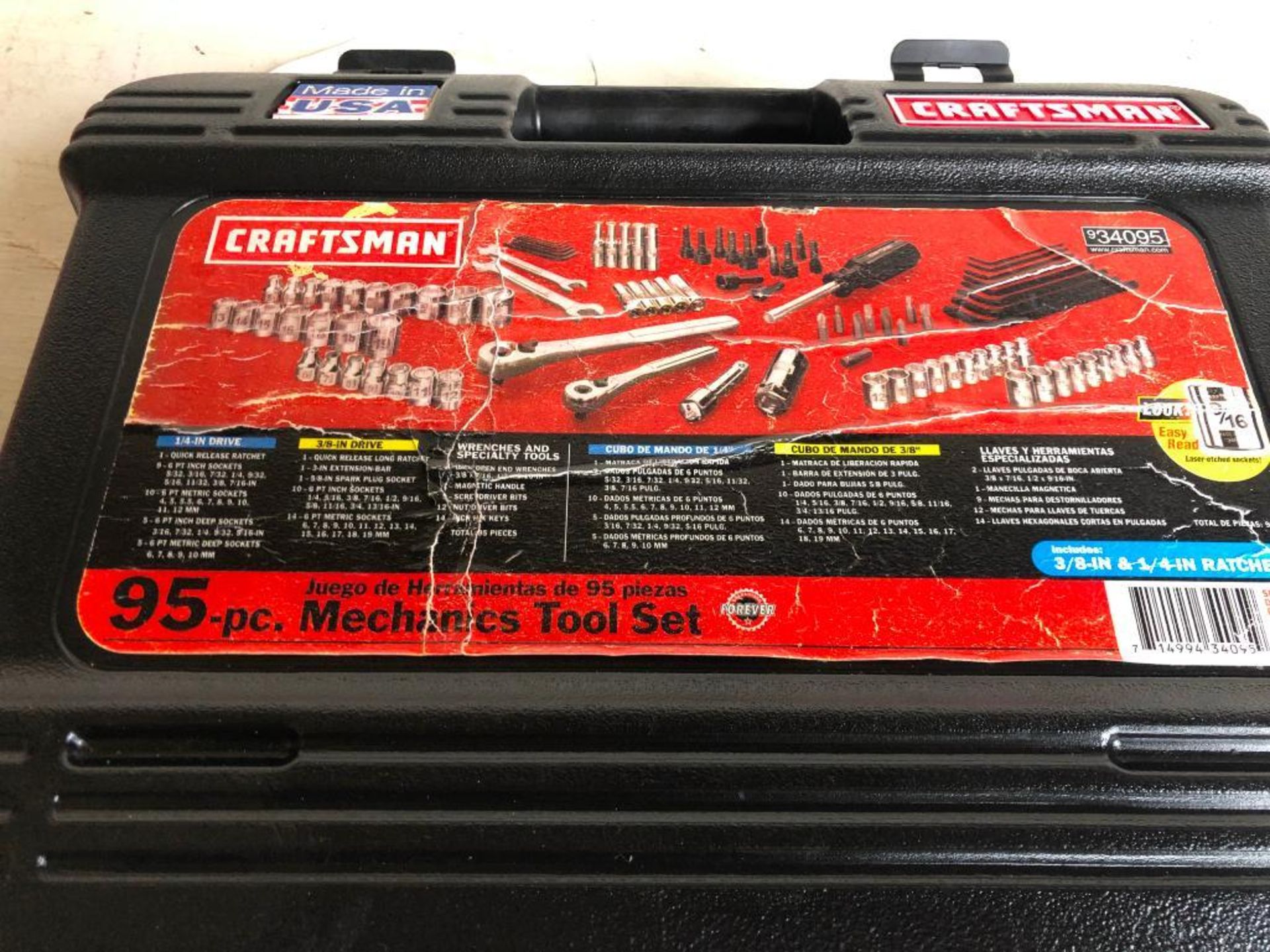 Craftsman Mechanic Tool Set & Tool Box - Image 2 of 4