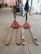 (2) Manual Pallet Jacks