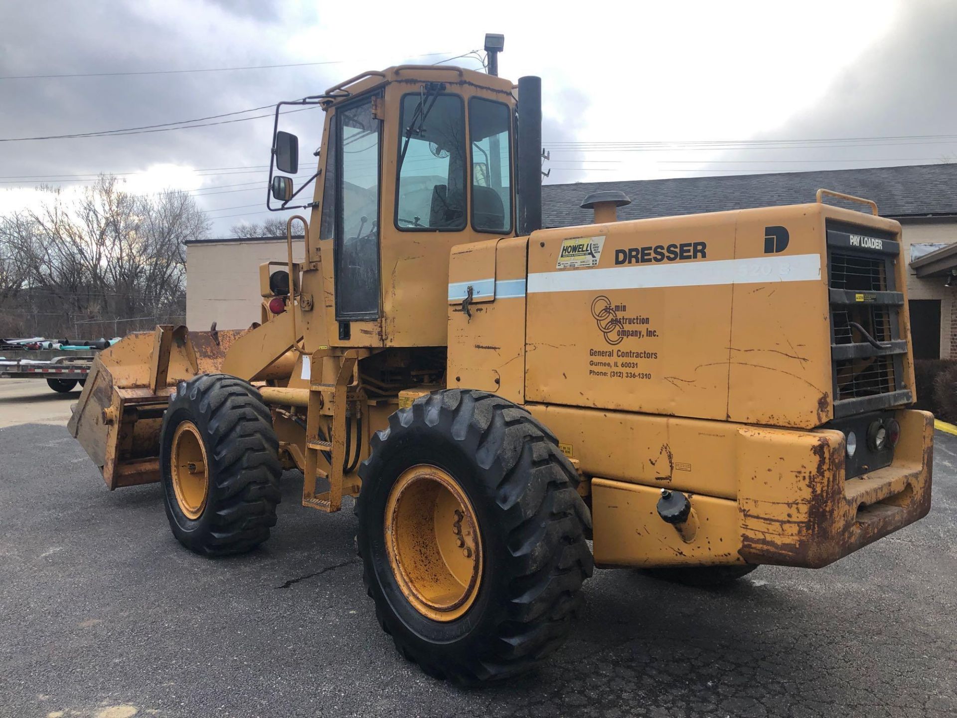 Dresser 520-B Wheel Loader w/ ACS Quick Coupler & 60"x92" Forks - Image 4 of 26