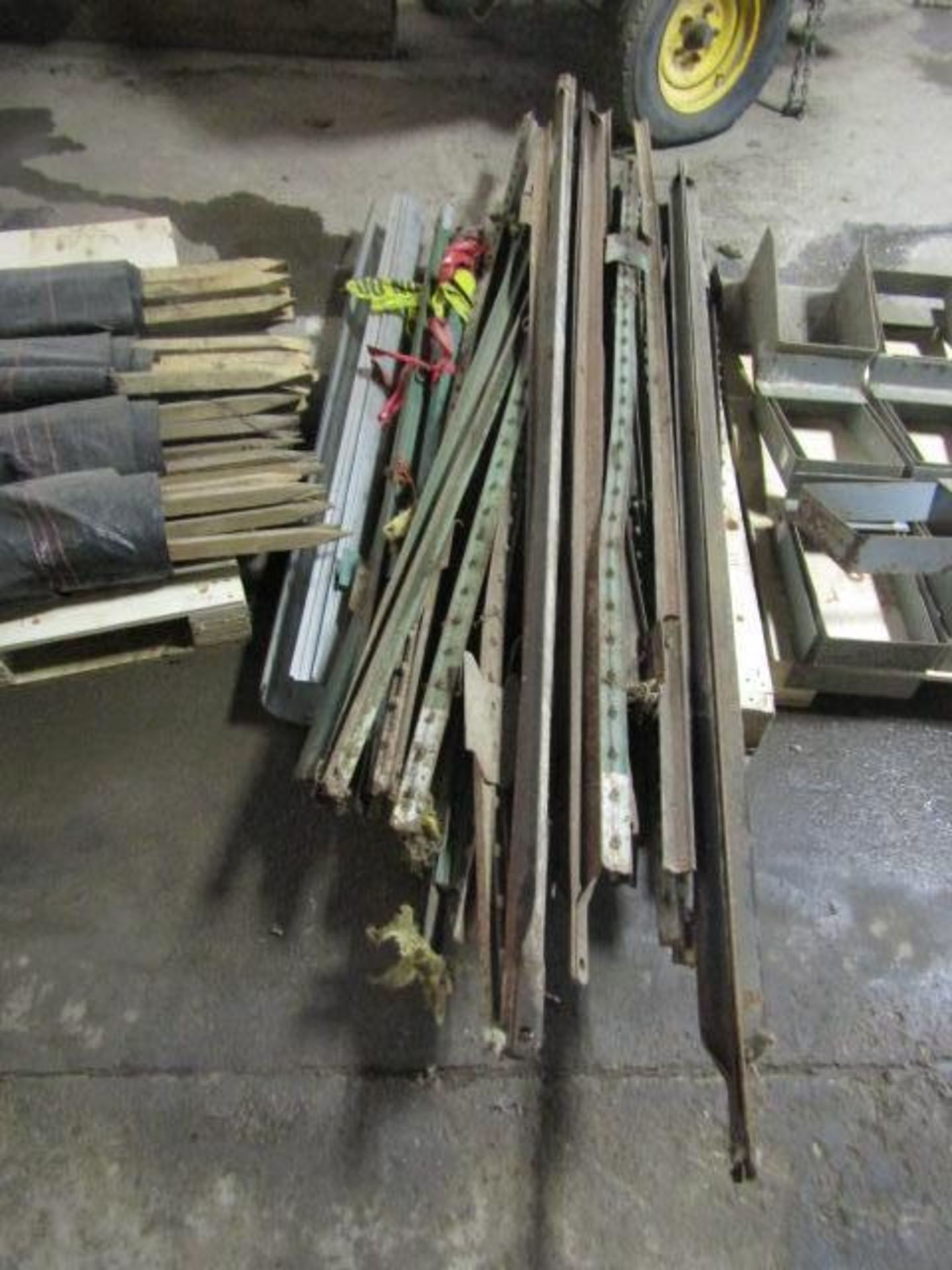 Fence Post Stakes & Rolls of Silt Fence