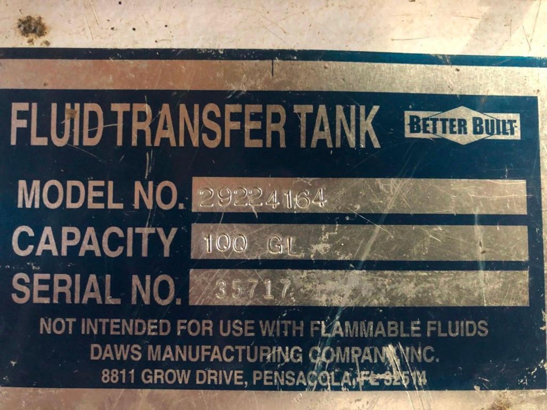 100 Gallon Fuel Transfer Tank w/ 12V Pump - Image 4 of 4