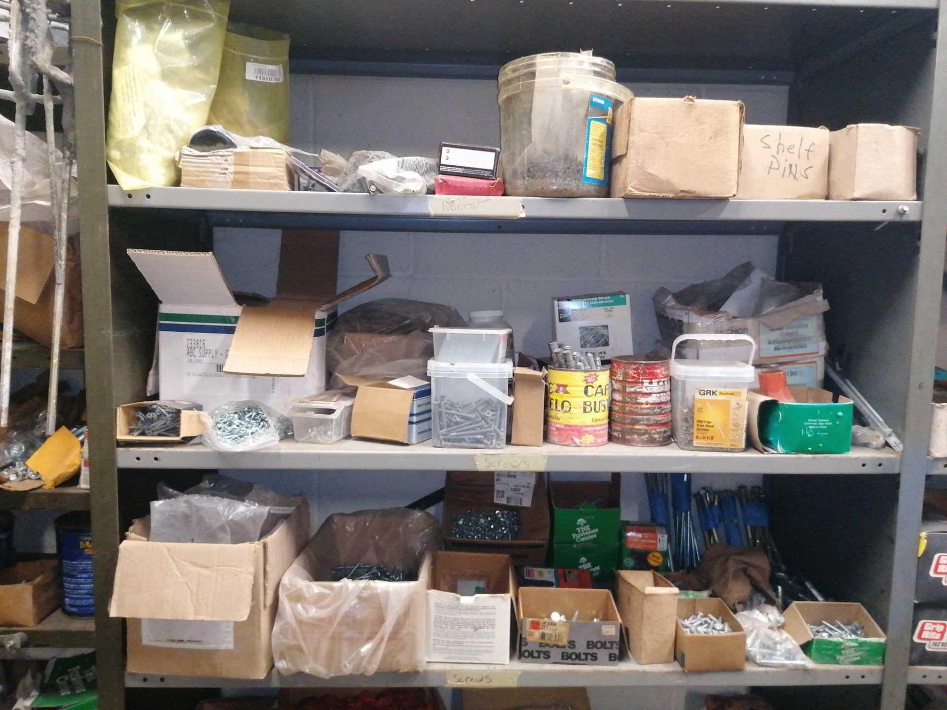 Shelves of Miscellaneous Fasteners - Image 4 of 7