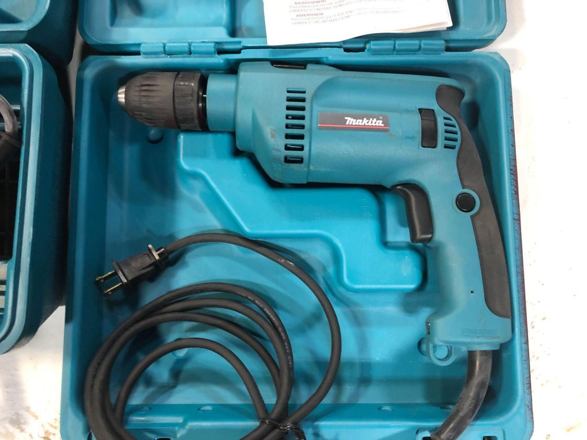 (1) NEW Makita Hammer Drill, (1) NEW Rigid Screw Gun & (1) Makita Planer - Image 2 of 4