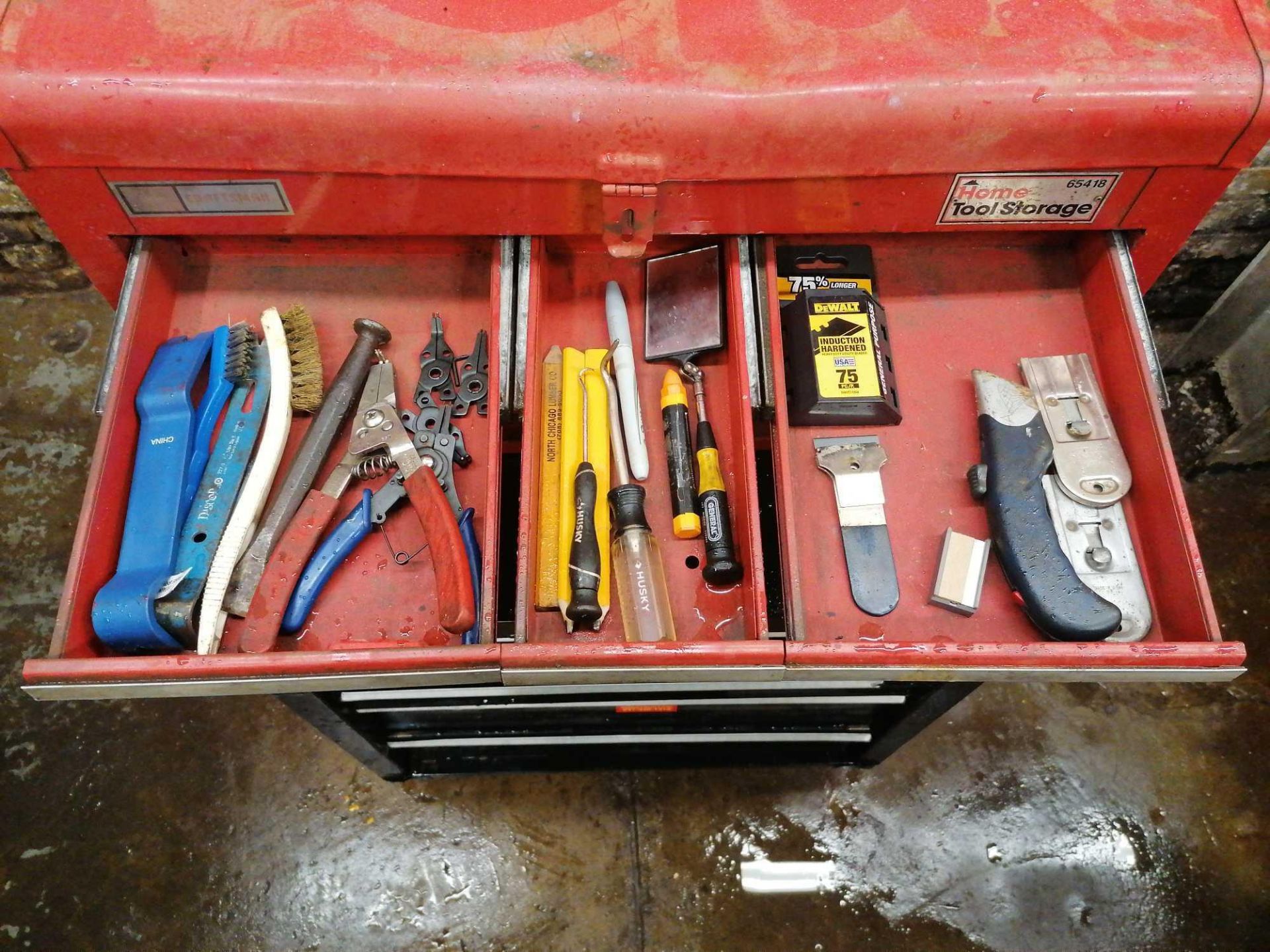 Craftsman Rolling Tool Box with Tools - Image 2 of 10